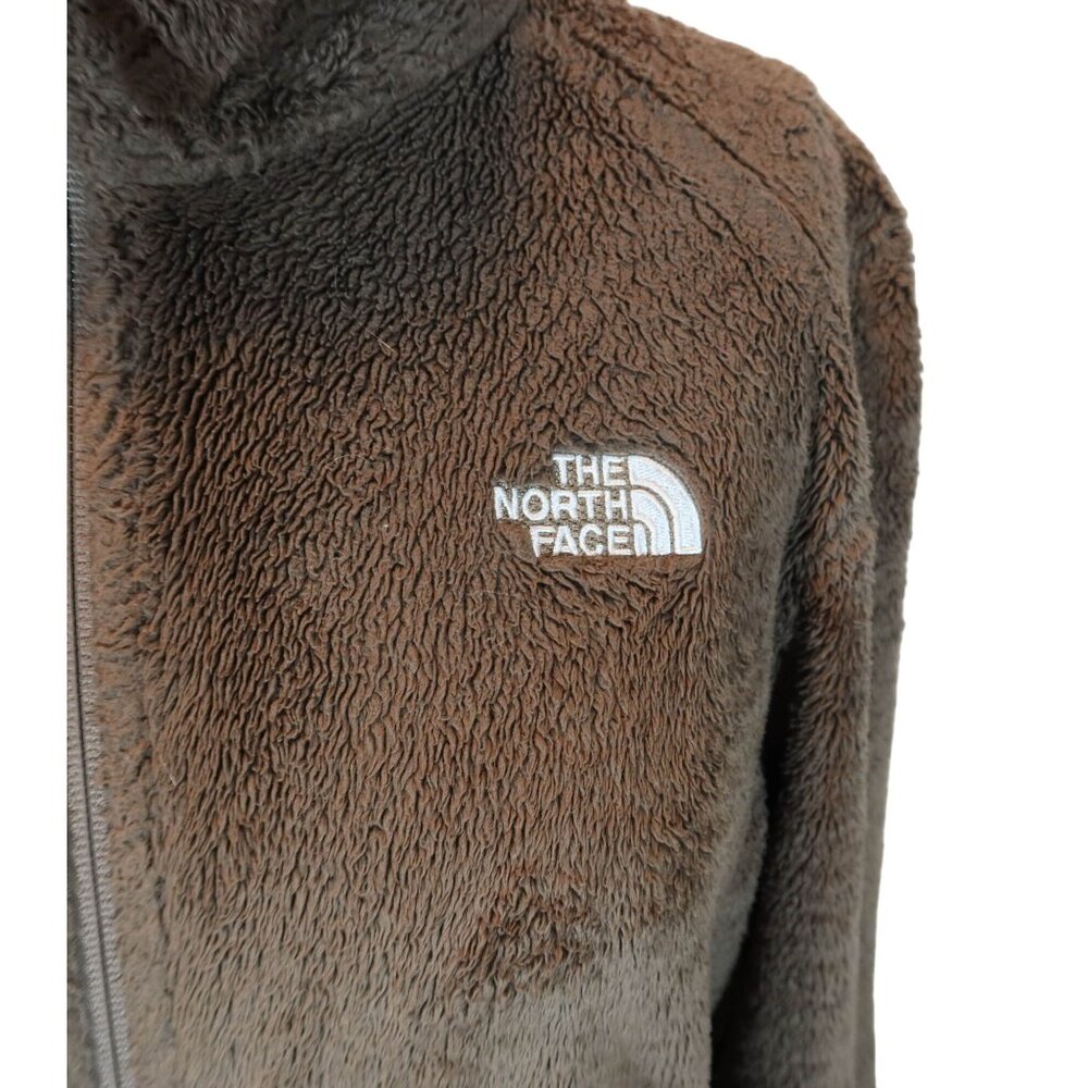 THE NORTH FACE Osito 2 Fleece Full Zip Up Jacket Women's Size M Brown - Picture 4 of 9